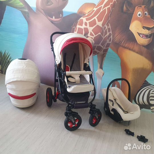 Коляска camarelo 3 в 1
