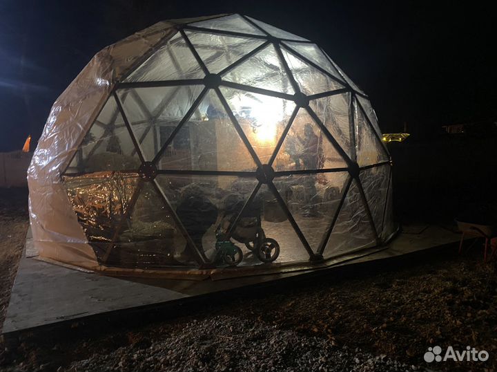 Геокупол для глэмпинга