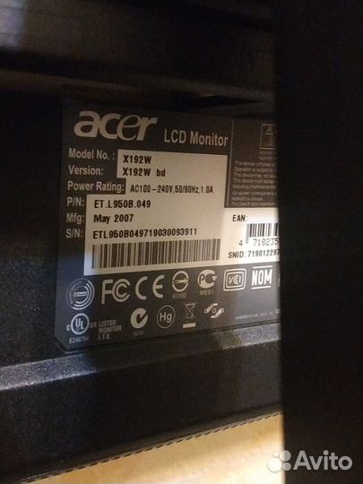 Монитор Acer 19