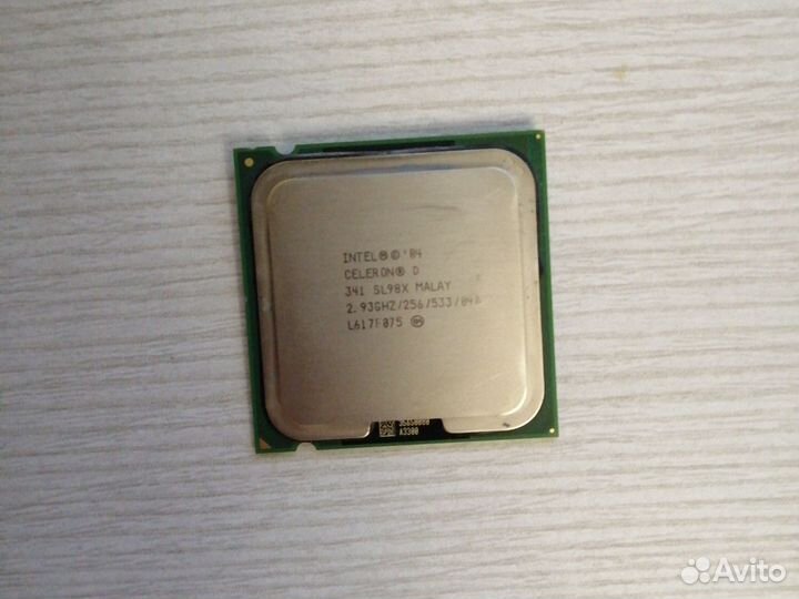 Процессор intel celeron d 341 sl98x