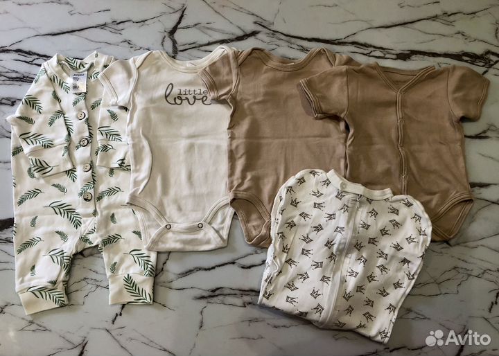Одежда для новорожденных пакетом 56-68