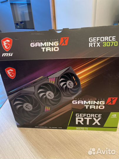 MSI GeForce RTX3070 TI gaming X trio