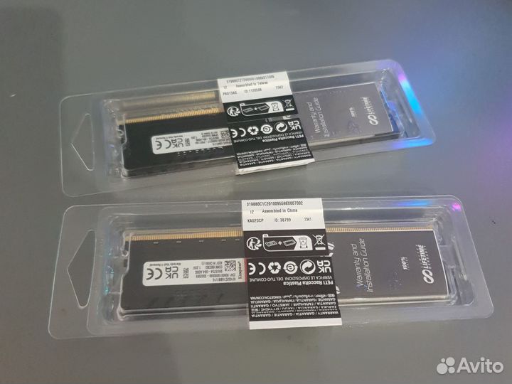 Оперативная память Kingston Fury DDR4 1x 16гб