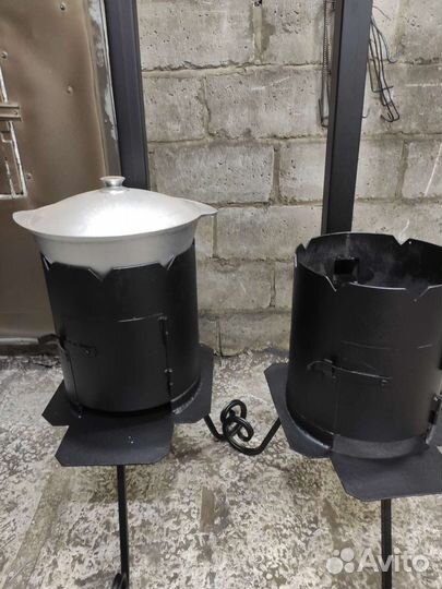 Печка под казан