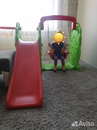 Горка + качели Perfetto Sport 