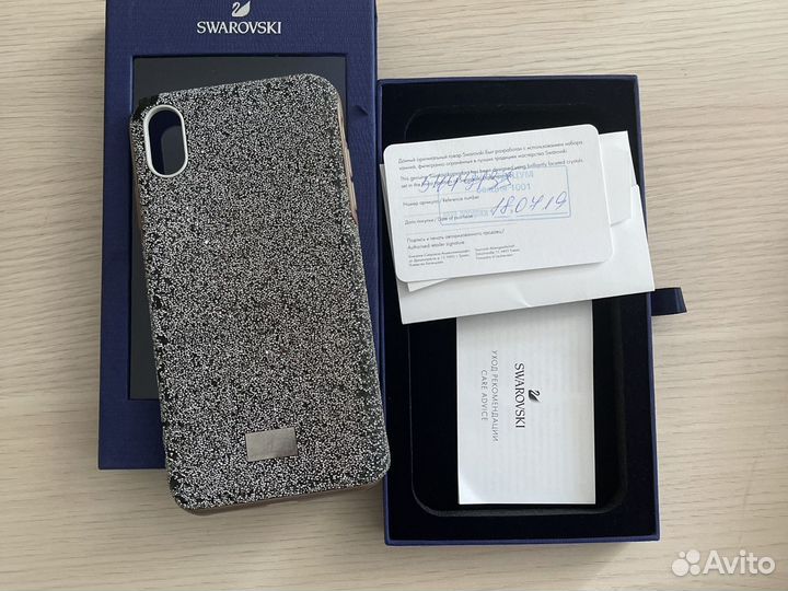 Чехол на iPhone XS max оригинал swarovski