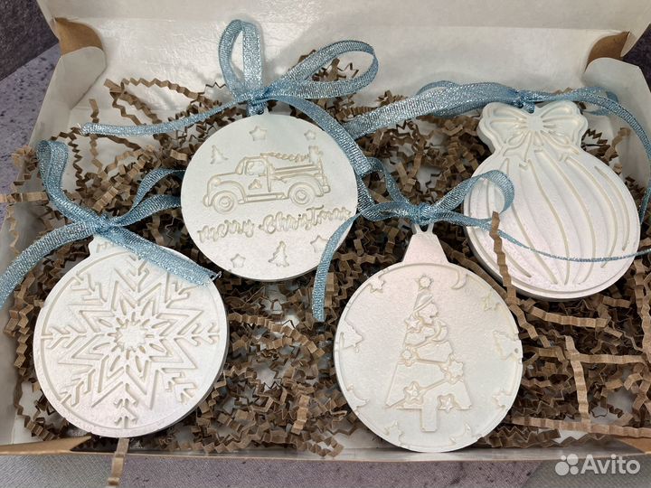 Ёлочные украшения ручной работы