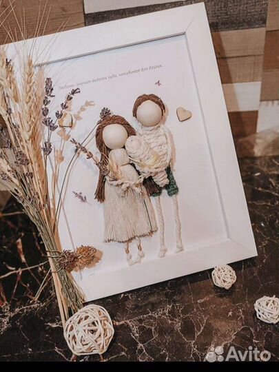 Ручная работа, куклы макраме, подарок