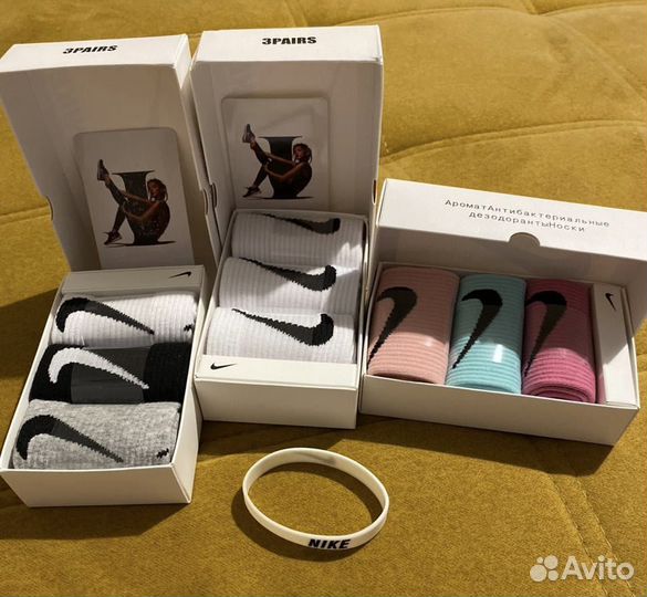 Носки nike и adidas
