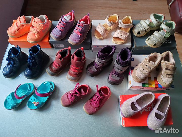 Кроссовки nike, сандалии geox, ecco 23, 24