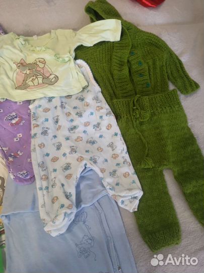 Детские вещи пакетом от 0 до года