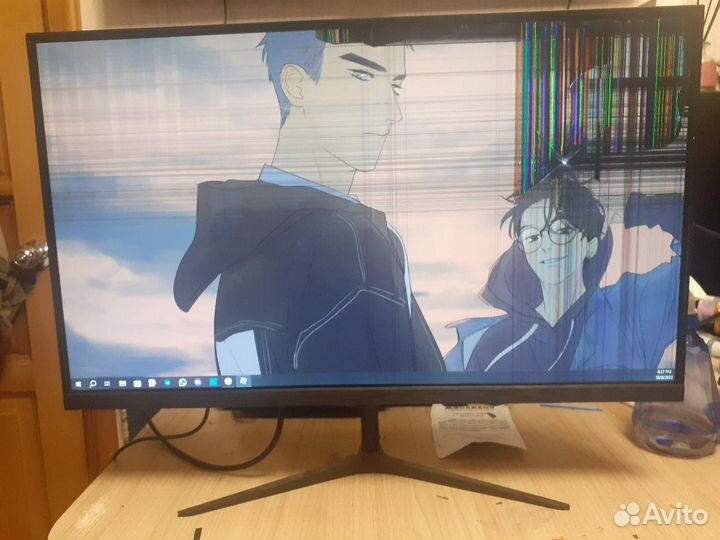 Монитор 1920 1080 сломана матрица