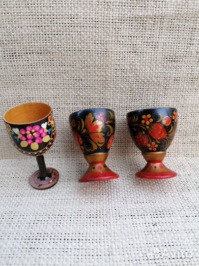 Стопки СССР хохлома