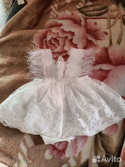 Платье для новорожденной девочки 68 р