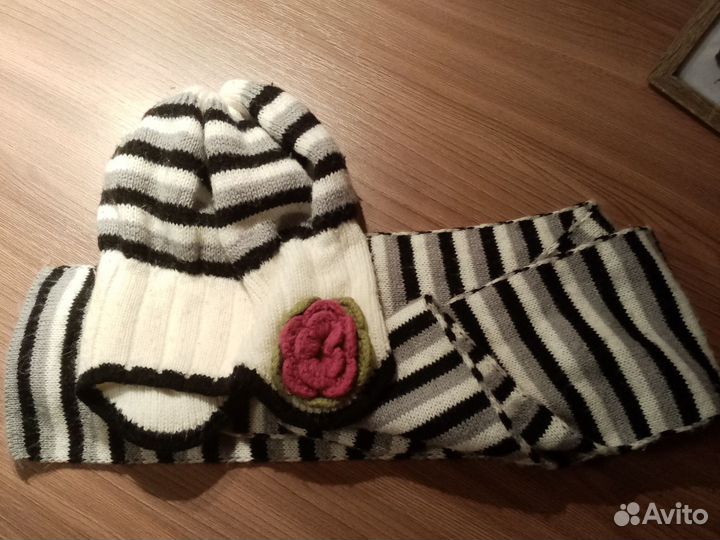 Шапка+шарф