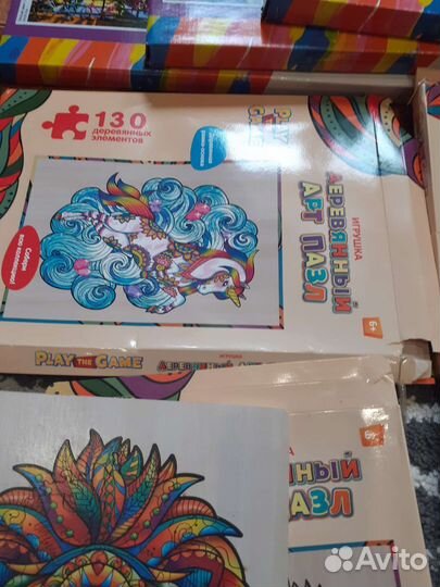 Деревянные пазлы и картины по номерам