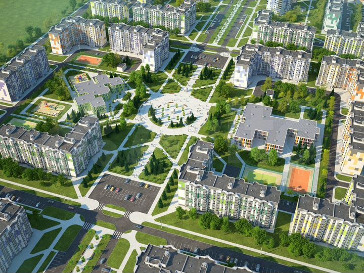 2-к. квартира, 58,1 м², 9/10 эт.