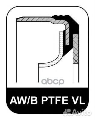 545.800E сальник к-вала ACM 180x150x15 volvo F