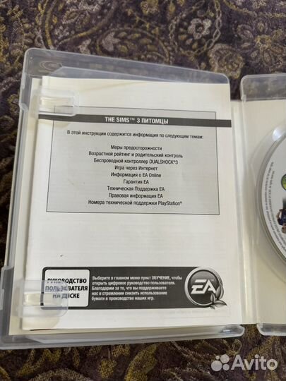 Диск на ps3 the sims 3