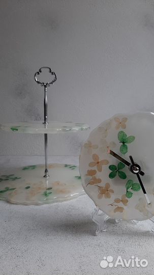 Фруктовница этажерка из эпоксидной смолы