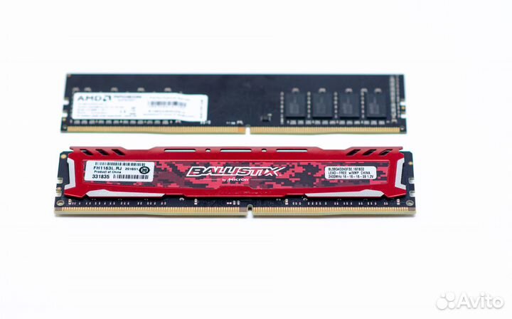 AMD Radeon R7 Performance - 8гб 2400мгц / 2шт