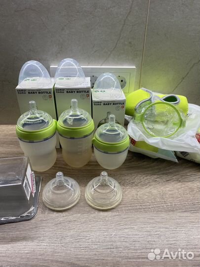 Бутылочки для кормления tcomo tomo и heorshe