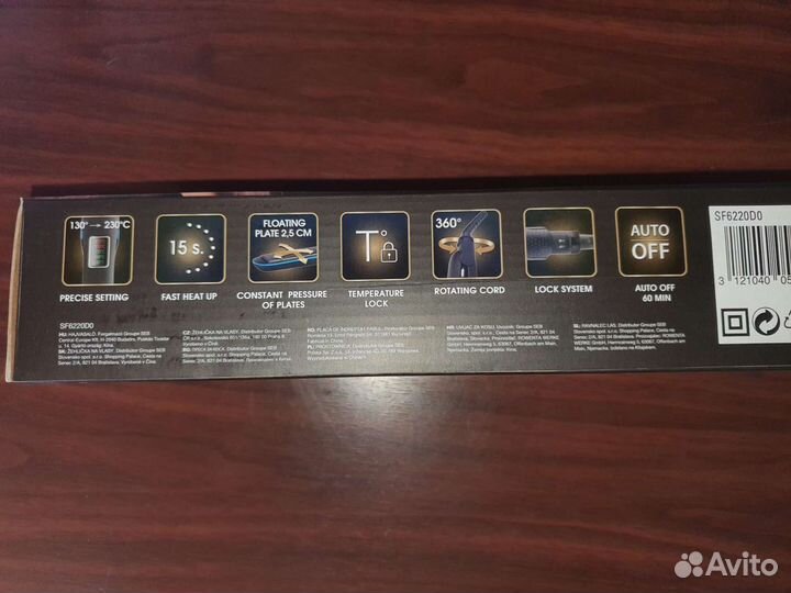 Выпрямитель для волос rowenta