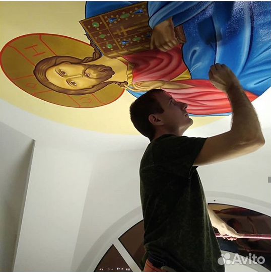 Роспись стен в интерьере