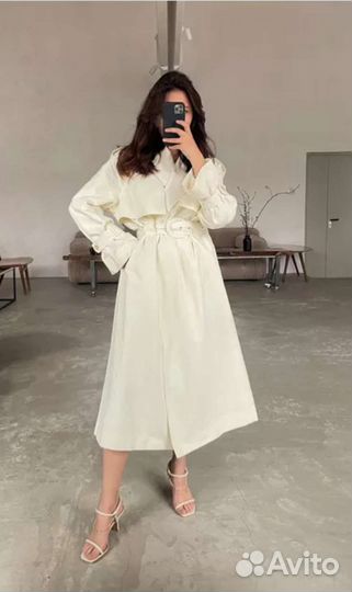 Плащ женский Zarina 46р б/у один раз