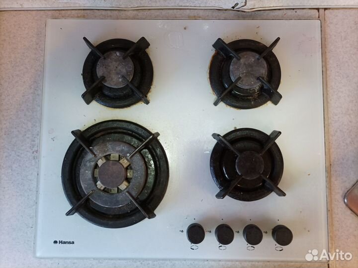 Газовая варочная панель 4 конфорки Hansa бу