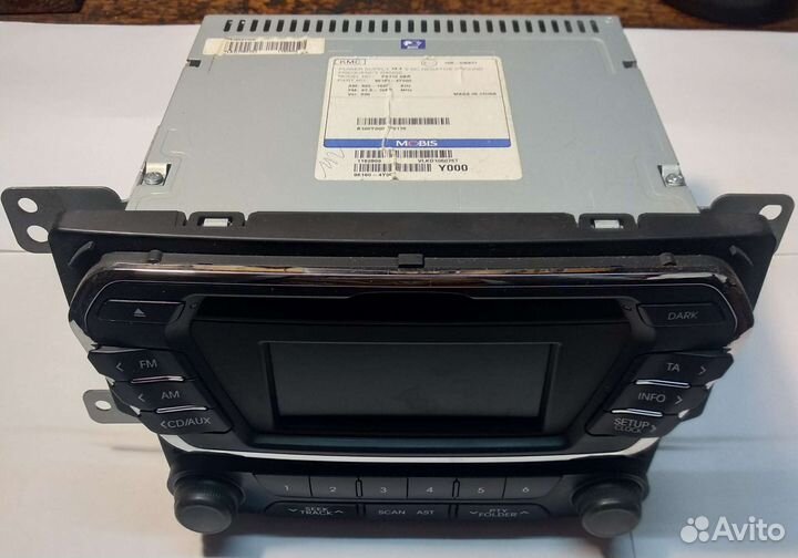 Штатная магнитола на kia rio 3