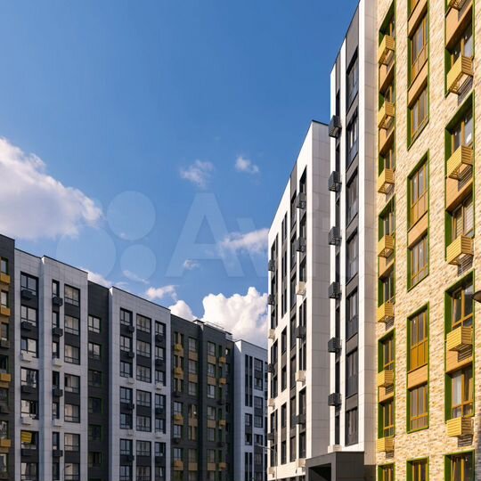 2-к. квартира, 46,4 м², 7/8 эт.