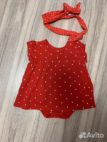 Большой пакет брендовых вещей для девочки 74