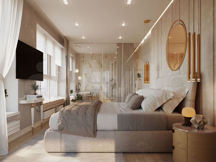 2-к. квартира, 81,2 м², 1/25 эт.