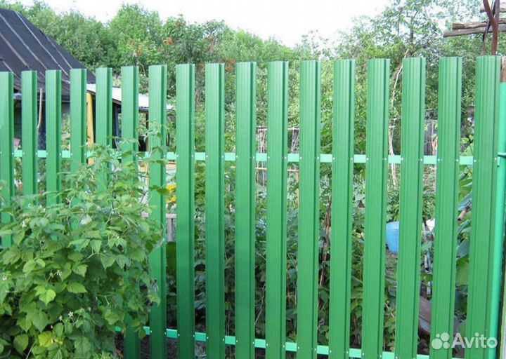 Штакетник металлический