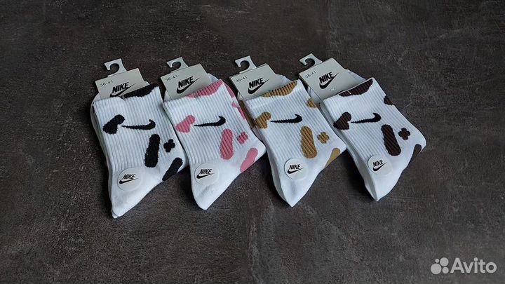 Носки найк пятнистые