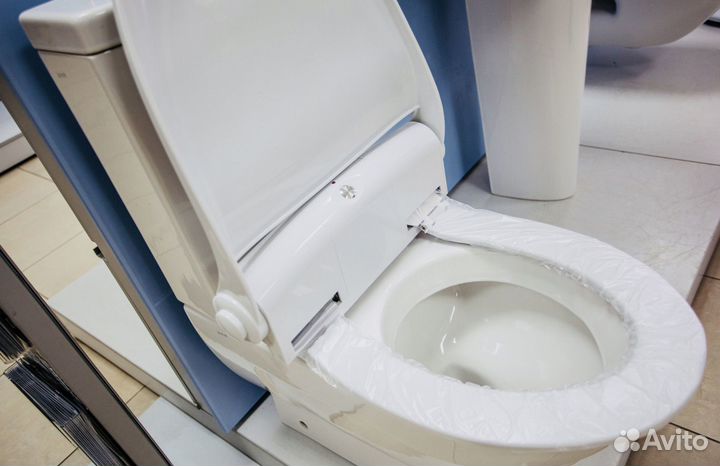 Стульчак на сиденье vip-wc робот сенсорная диспенс