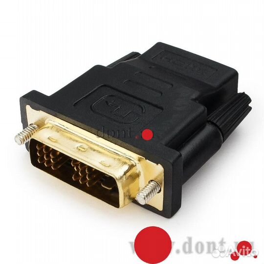 Кабель Cablexpert A-hdmi-DVI-2 hdmi-DVI 19F/19M пе