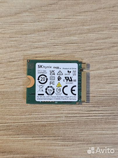 Hynix SSD M.2 nvme 512Gb (2230)