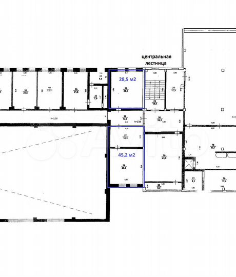 Офис от 18 до 60 м²