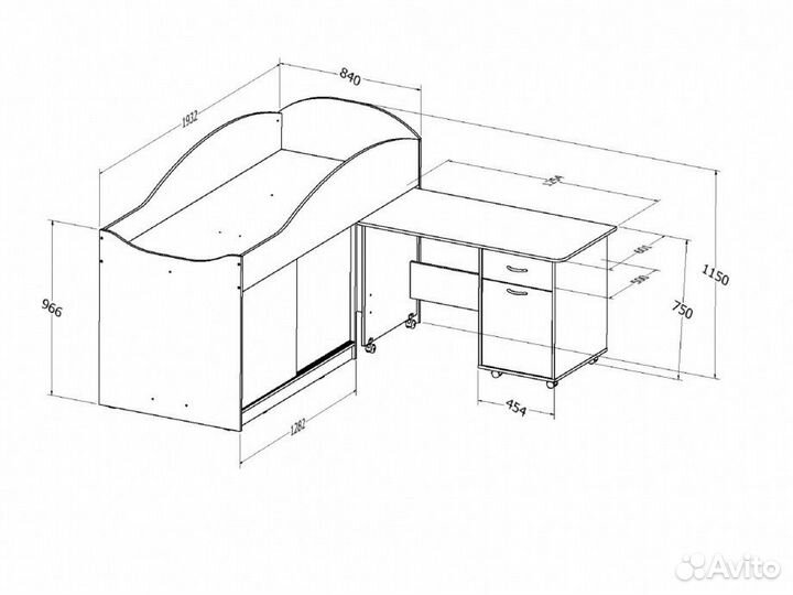 Кровать Дюймовочка-3