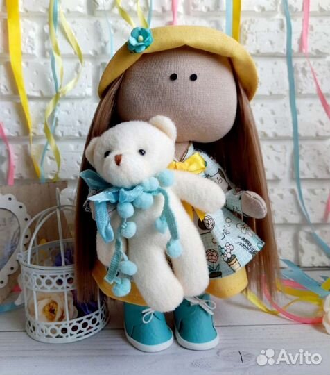 Интерьерная кукла ручной работы