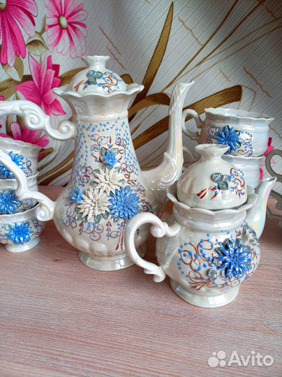 Чайно кофейный сервиз 14 предметов