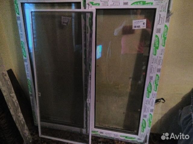 Пластиковое окно с сеткой