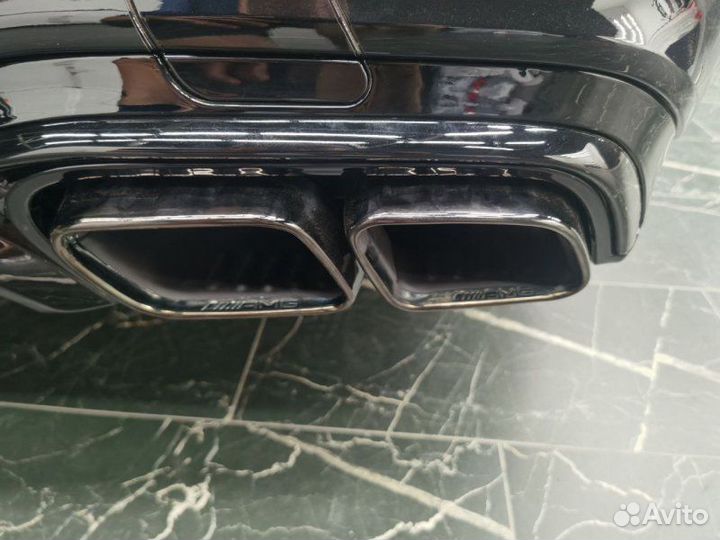 Задний диффузор E-class w213 63s AMG