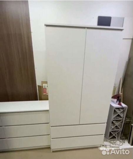 Шкаф двухстворчатый с ящиками (аналог IKEA)