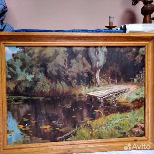 Картина маслом на холсте пейзаж