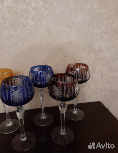 Фужеры хрустальные