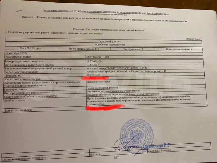 Участок 7 сот. (ИЖС)