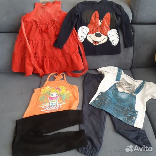 Одежда для девочки пакетом, р. 104